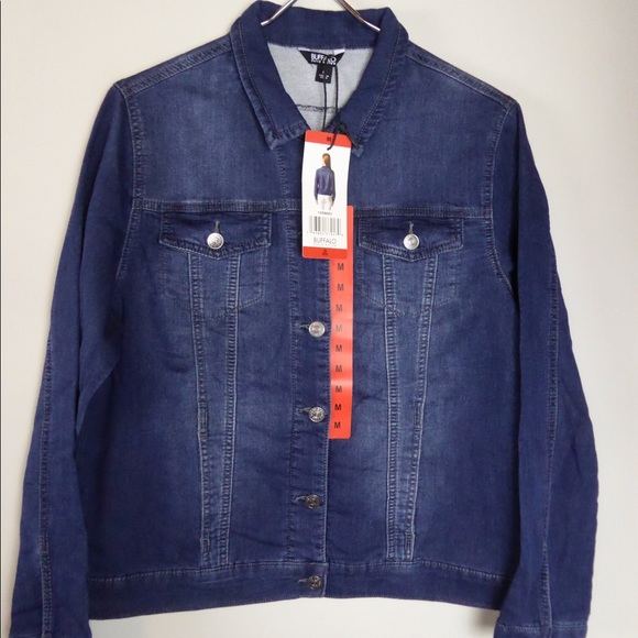 buffalo david bitton knit denim jacket